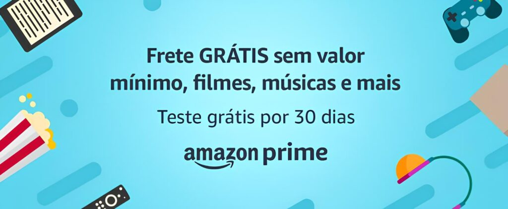 Clique na Imagem e Receba 30 dias Grátis na Amazon Prime Vídeo